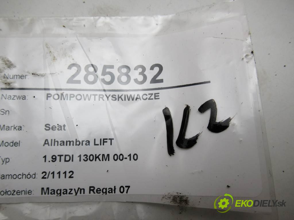 Seat Alhambra LIFT  2003 96 kW 1.9TDI 130KM 00-10 1900 vstrekovače 0414720216 (Vstrekovače)