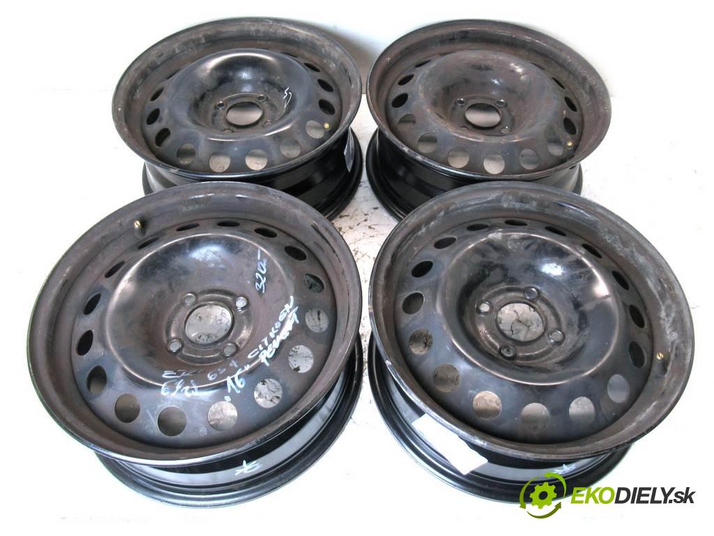 Citroen C4    16 6,5J 4X108 ET26  disky plechové 16  (Plechové)