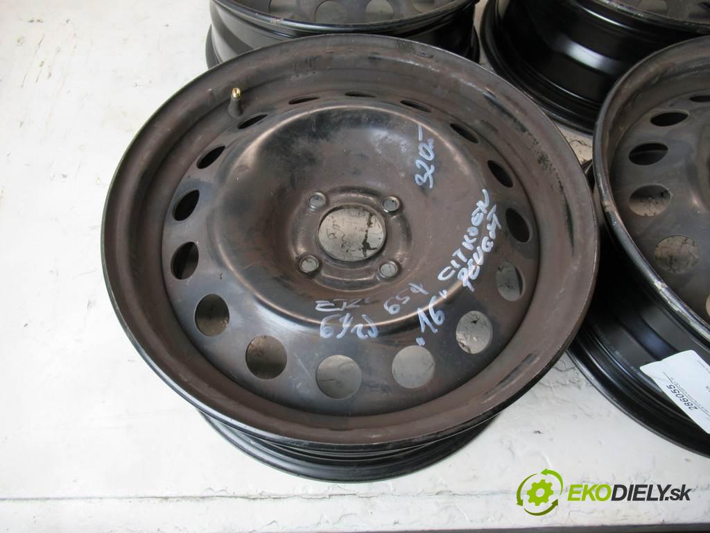 Citroen C4    16 6,5J 4X108 ET26  disky plechové 16  (Plechové)