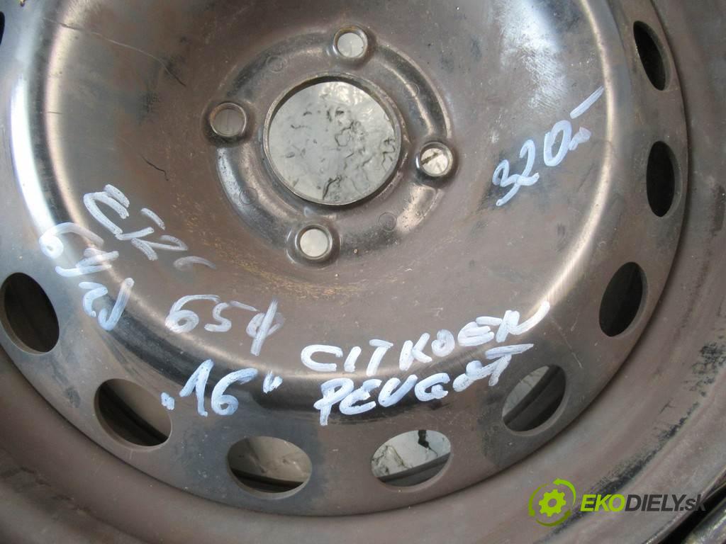 Citroen C4    16 6,5J 4X108 ET26  disky plechové 16  (Plechové)