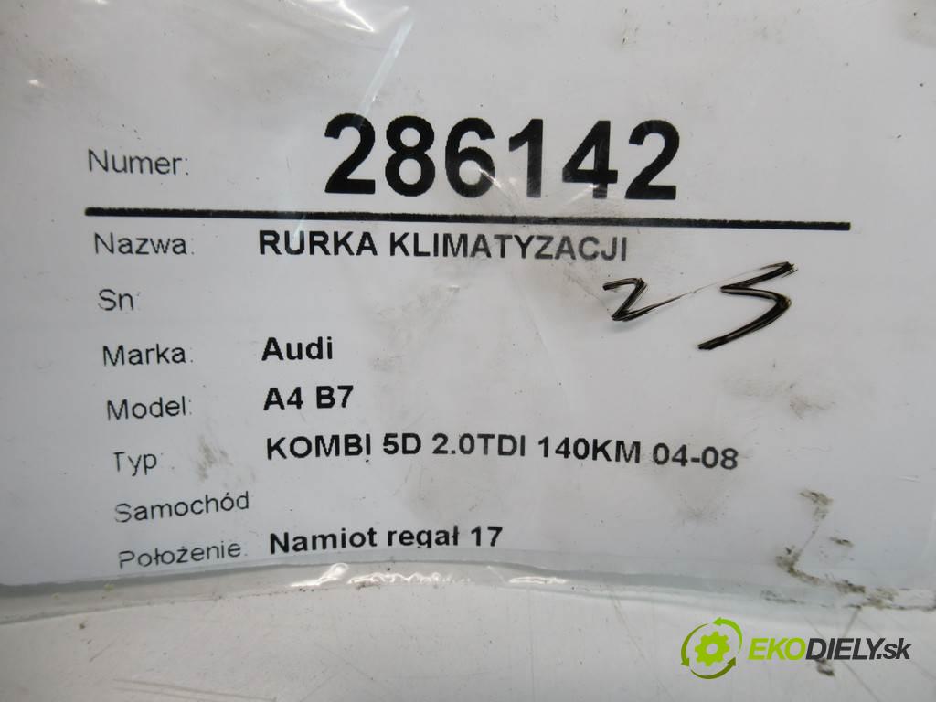 Audi A4 B7    KOMBI 5D 2.0TDI 140KM 04-08  rúrka klimatizácie 8E1260712AC (Rúrky klimatizácie)