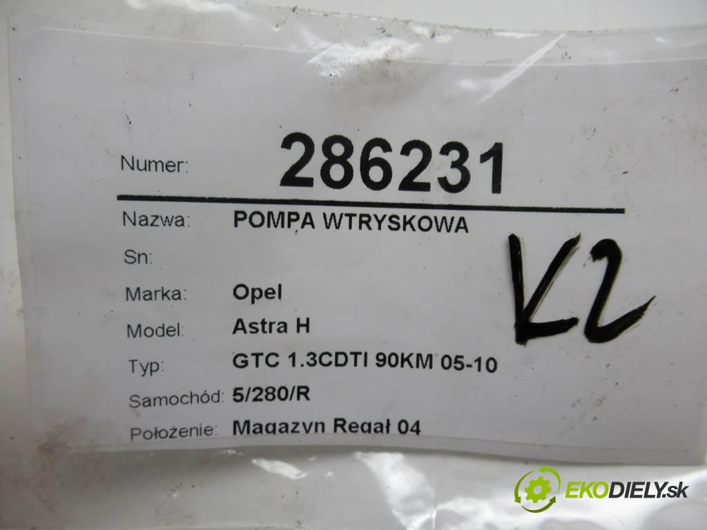 Opel Astra H  2008 66 kW GTC 1.3CDTI 90KM 05-10 1200 Pumpa vstrekovacia 0445010157 (Vstrekovacie čerpadlá)