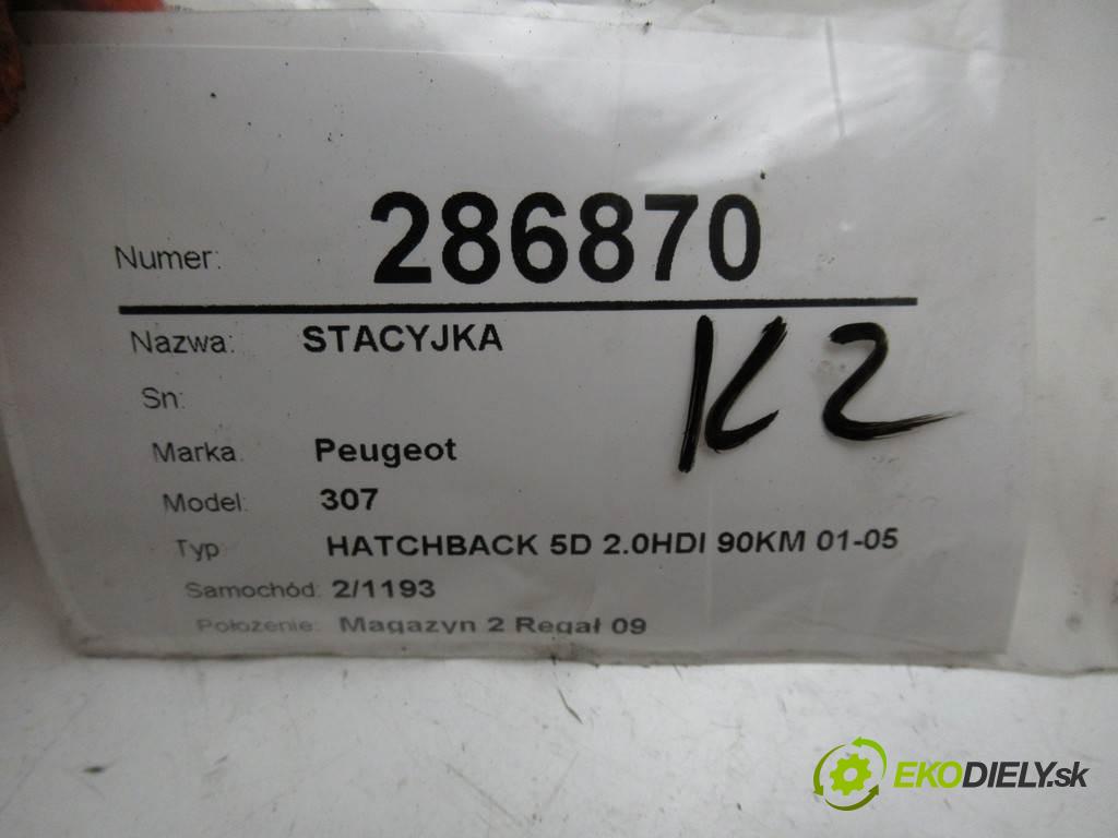 Peugeot 307  2002 66 kW HATCHBACK 5D 2.0HDI 90KM 01-05 2000 spinačka 36353100 (Spínacie skrinky a kľúče)