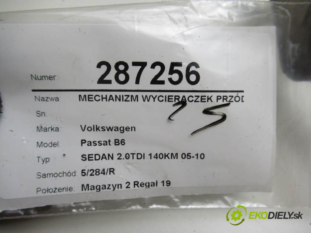 Volkswagen Passat B6  2005 103 kW SEDAN 2.0TDI 140KM 05-10 2000 Mechanizmus stieračov predný 3C1955119 (Motorčeky stieračov predné)