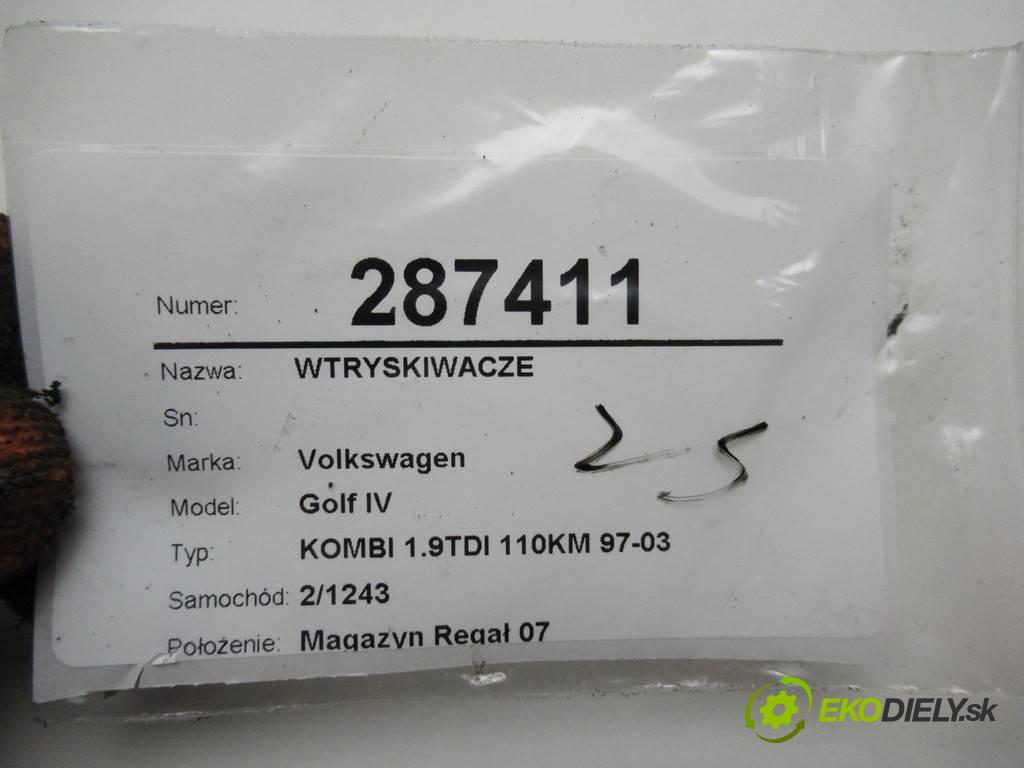 Volkswagen Golf IV  2000 81 kW KOMBI 1.9TDI 110KM 97-03 1900 Vstrekovacie ventily 038130202A (Vstrekovacie ventily)