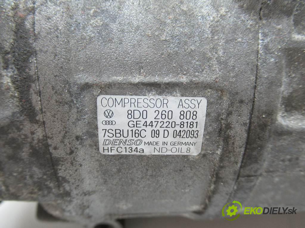 Volkswagen Passat B5 FL  2002 96 kW SEDAN 1.9TDI 130KM 00-05 1900 kompresor klimatizace 8D0260808 (Kompresory)