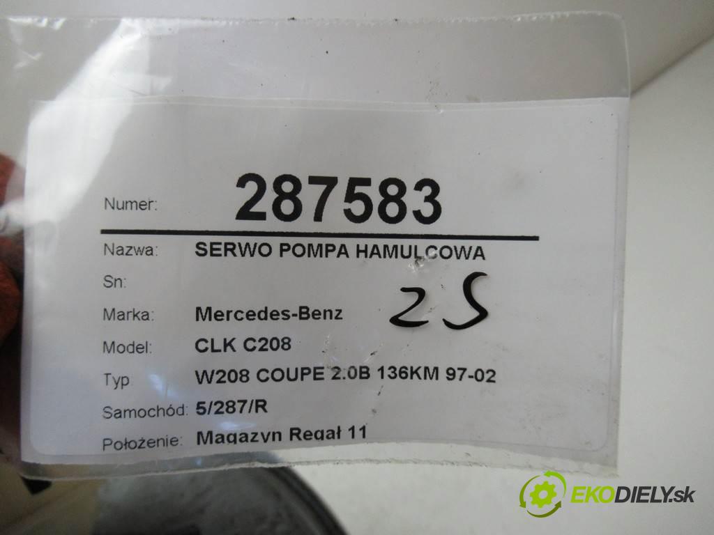 Mercedes-Benz CLK C208  1999 100 kW W208 COUPE 2.0B 136KM 97-02 2000 Posilovač Pumpa brzdová A0044305730 (Posilňovače bŕzd)