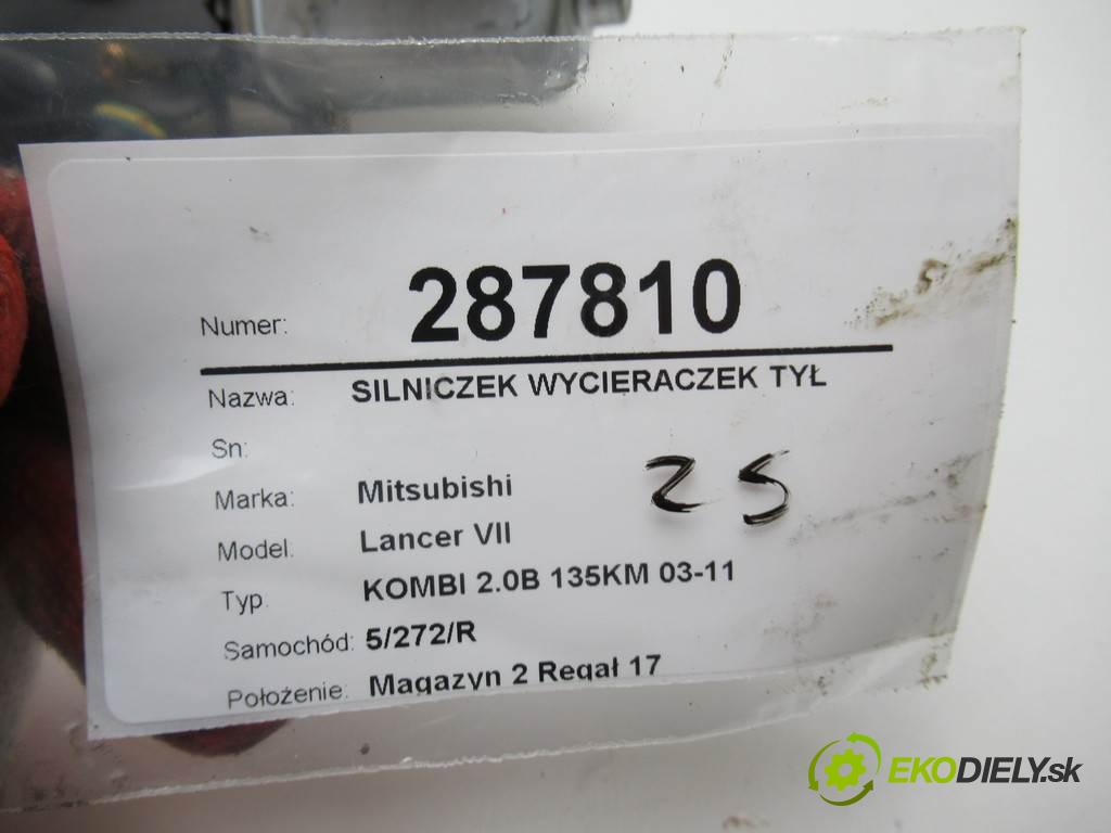 Mitsubishi Lancer VII  2004 99kw KOMBI 2.0B 135KM 03-11 1997 motorek stěračů zadní část 159200-5563