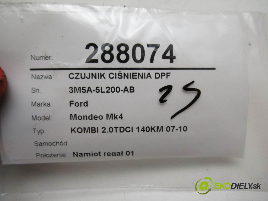 Ford Mondeo Mk4    KOMBI 2.0TDCI 140KM 07-10  Snímač tlaku DPF 3M5A-5L200-AB