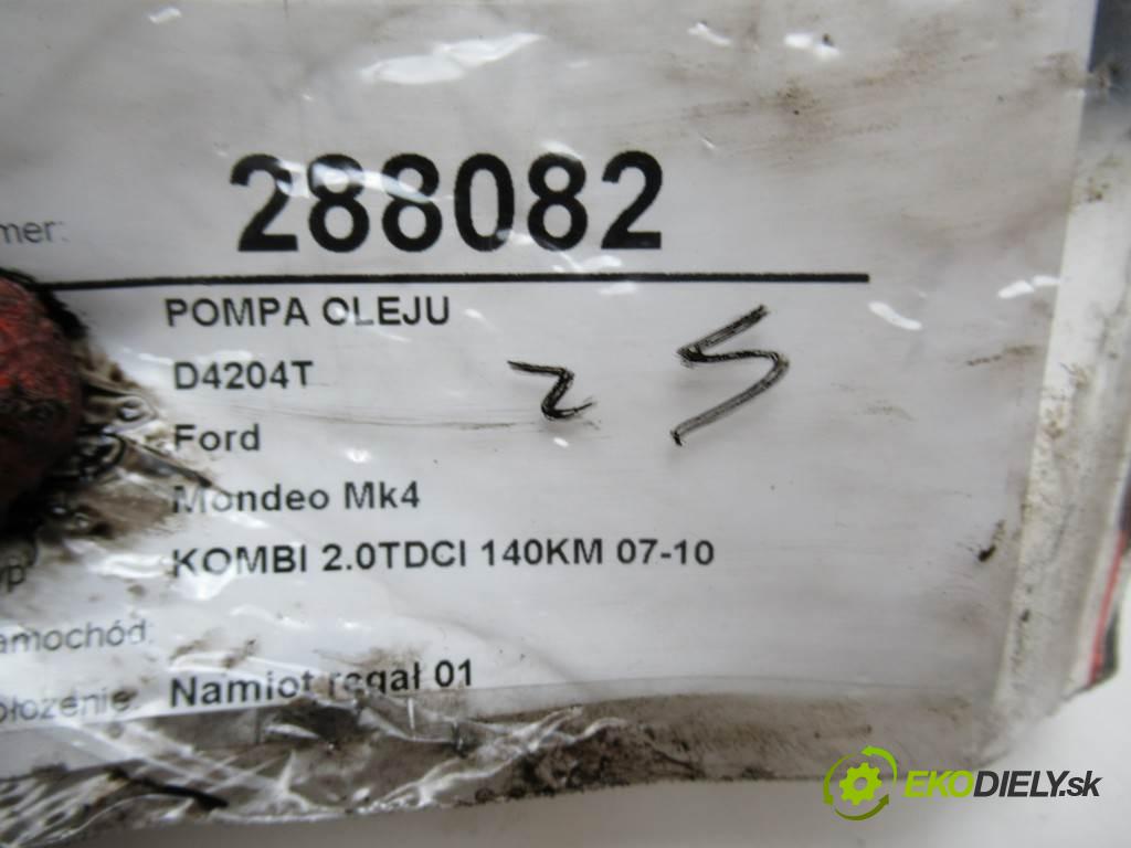 Ford Mondeo Mk4    KOMBI 2.0TDCI 140KM 07-10  pumpa oleje 9644350880 D4204T (Olejové pumpy)