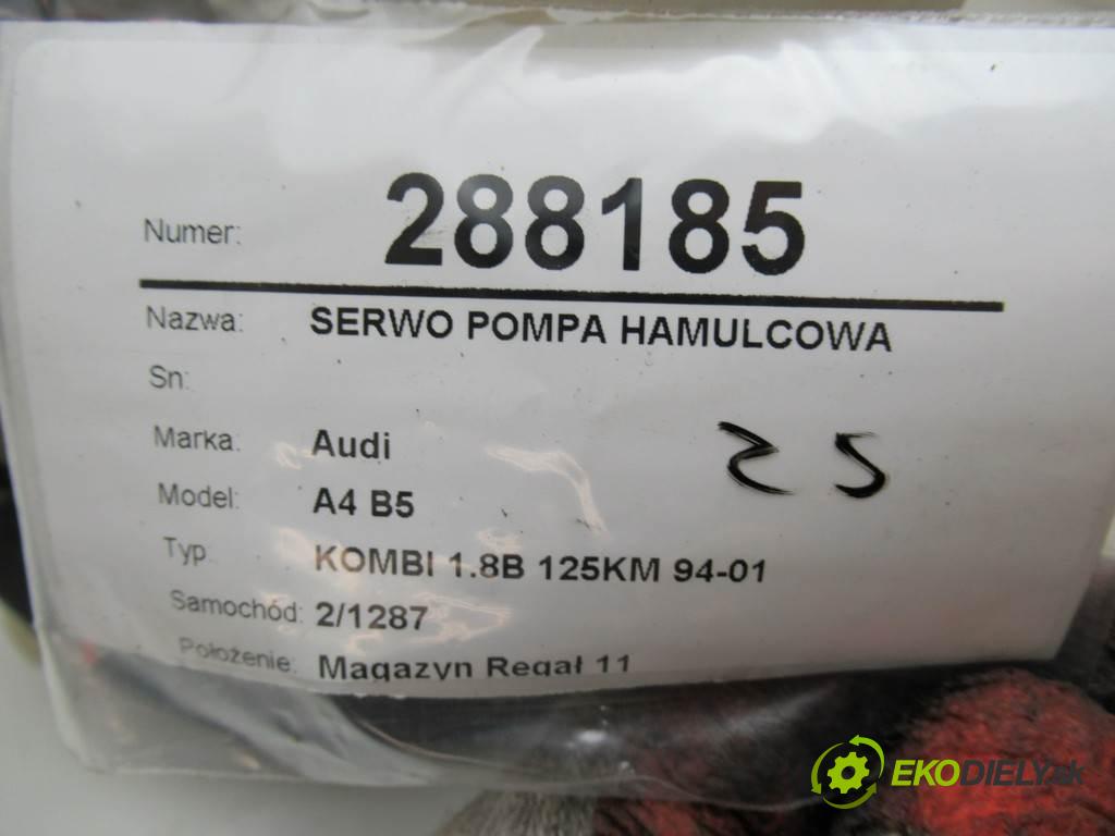 Audi A4 B5  1996 92 kW KOMBI 1.8B 125KM 94-01 1800 Posilovač Pumpa brzdová 8D0612105F (Posilňovače bŕzd)