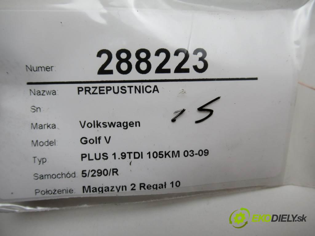 Volkswagen Golf V  2008 77KW PLUS 1.9TDI 105KM 03-09 1896 škrtíci klapka 03G128063M (Škrticí klapky)