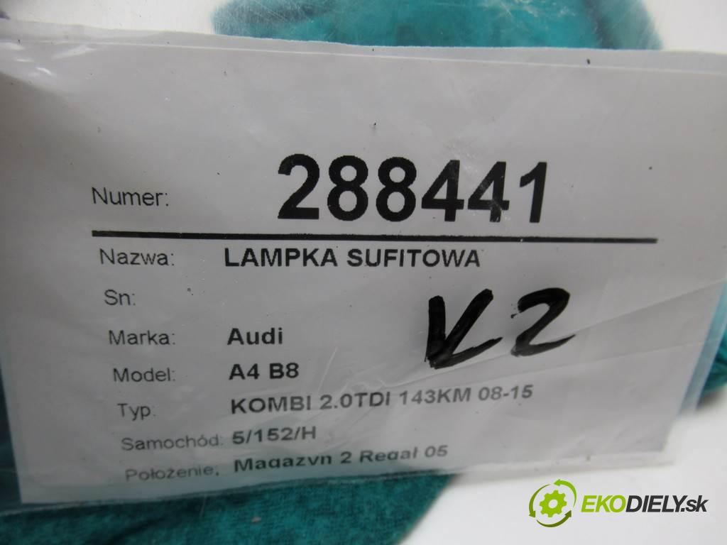 Audi A4 B8  2008 105KW KOMBI 2.0TDI 143KM 08-15 2000 svetlo stropné 8T0947135A (Osvetlenie interiéru)