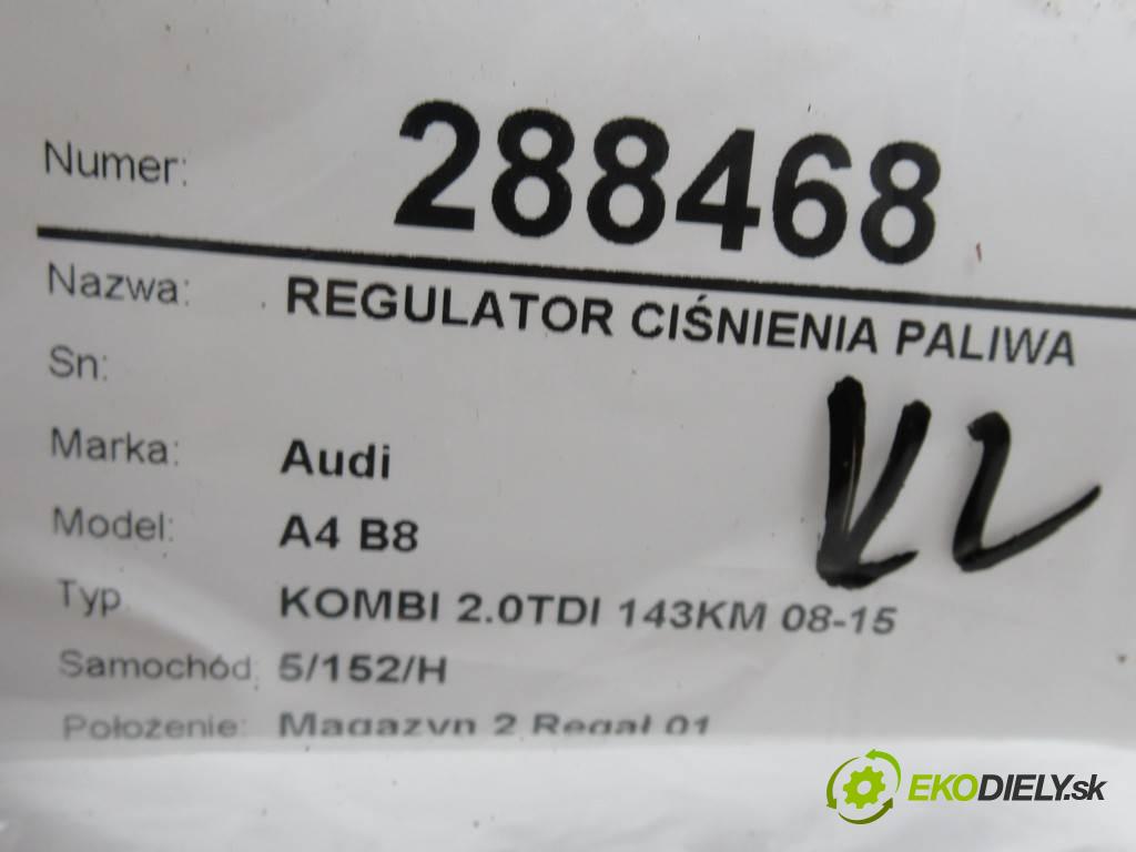 Audi A4 B8  2008 105KW KOMBI 2.0TDI 143KM 08-15 2000 Regulátor tlaku paliva 0928400706 (Ostatné)