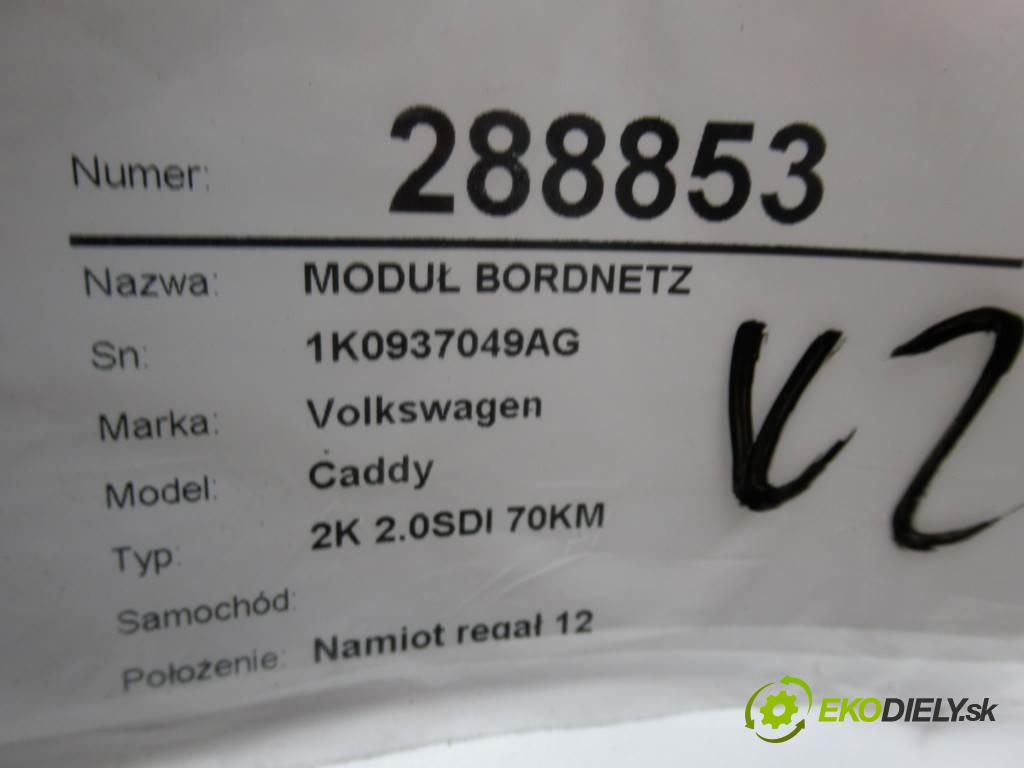 Volkswagen Caddy    2K 2.0SDI 70KM   Modul BORDNETZ 1K0937049AG (Ostatné)