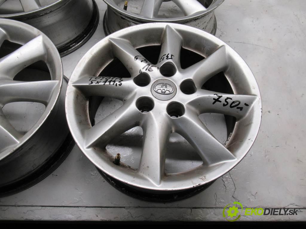 Toyota     16 6,5J 5X114,3 ET45  disky hliníkové 16  (Hliníkové)