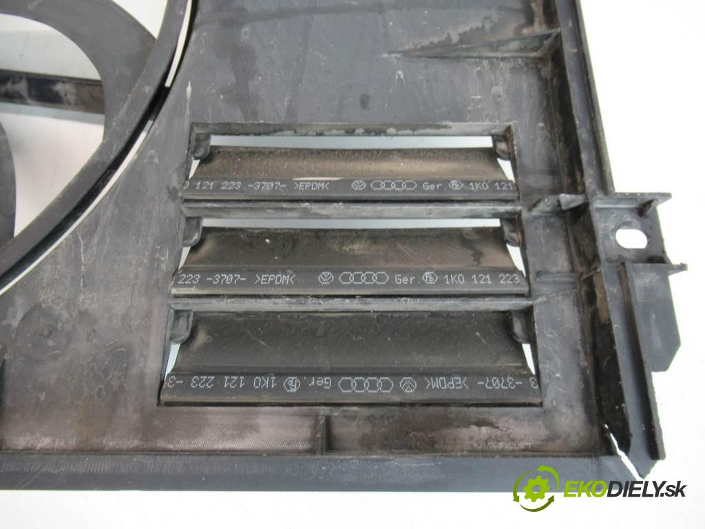 Seat Toledo III  2007 77 kW 1.9TDI 105KM 04-09 1900 Ventilátor chladiča 1K0959455EF (Ventilátory)