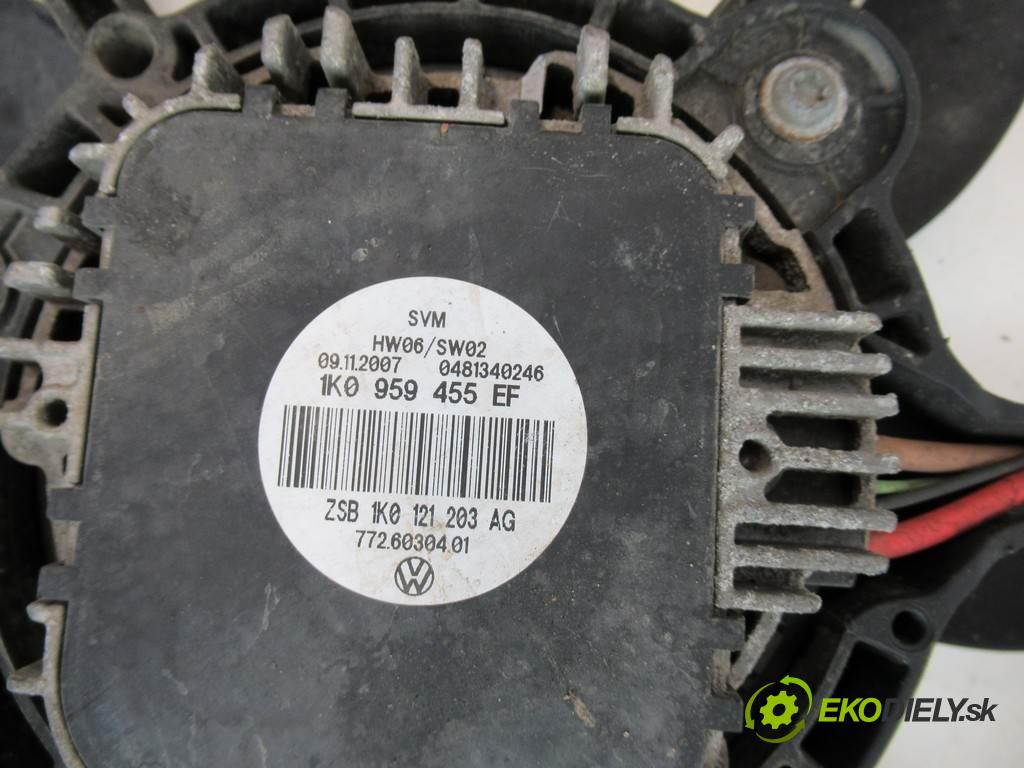 Seat Toledo III  2007 77 kW 1.9TDI 105KM 04-09 1900 Ventilátor chladiča 1K0959455EF (Ventilátory)