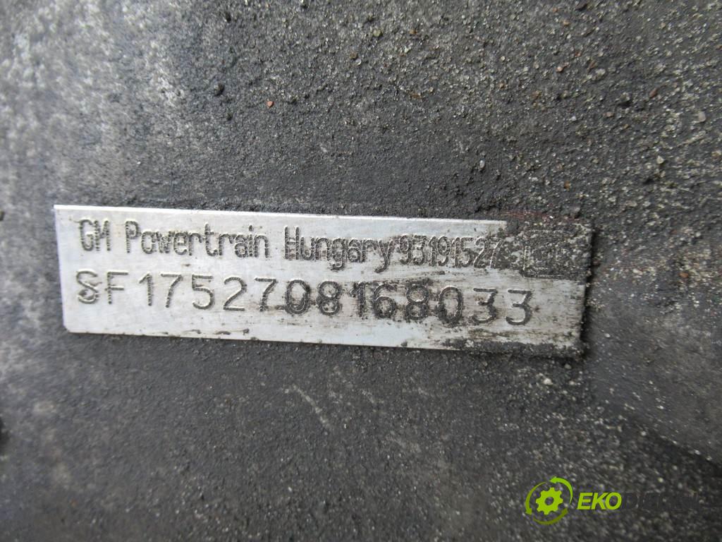 Opel Zafira B  2006 193 kW 1.8B 140KM 05-14 1800 převodovka F17 U4C394 (Převodovky)