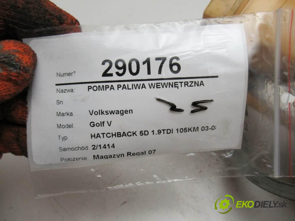 Volkswagen Golf V  2003 77 kW HATCHBACK 5D 1.9TDI 105KM 03-08 1900 Pumpa paliva vnútorná 1K0919050D (Palivové pumpy, čerpadlá, plaváky)