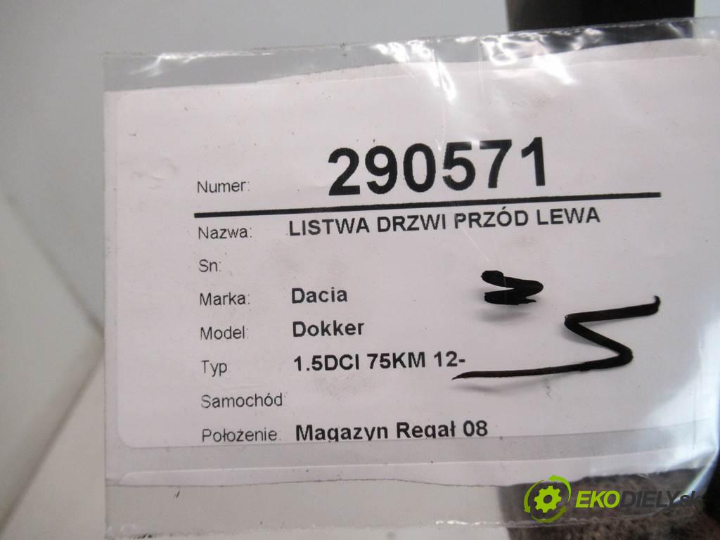 Dacia Dokker    1.5DCI 75KM 12-  Lišta Dvere predný ľavá strana 808779182R