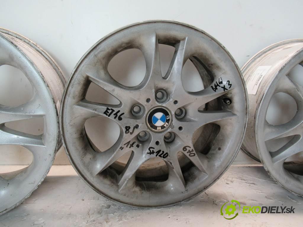 BMW X3    17 8J 5X120 ET46  disky hliníkové 17  (Hliníkové)