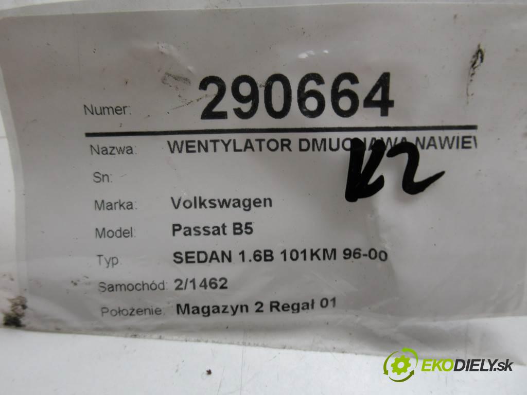 Volkswagen Passat B5  2001 74KW SEDAN 1.6B 101KM 96-00 1600 Ventilátor ventilátor kúrenia 8D1820021 (Ventilátory kúrenia)