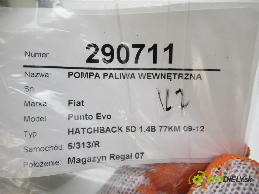Fiat Punto Evo  2011 57 kW HATCHBACK 5D 1.4B 77KM 09-12 1400 Pumpa paliva vnútorná 51868774 (Palivové pumpy, čerpadlá, plaváky)