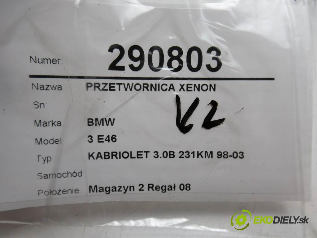 BMW 3 E46    KABRIOLET 3.0B 231KM 98-03  Menič XENON  (Riadiace jednotky xenónu)