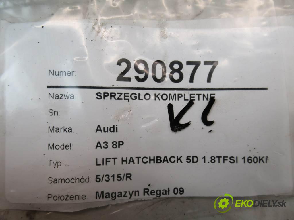 Audi A3 8P  2009 118 kW LIFT HATCHBACK 5D 1.8TFSI 160KM 08-13 1800 Spojková sada (bez ložiska) komplet CDAA (Kompletné sady (bez ložiska))