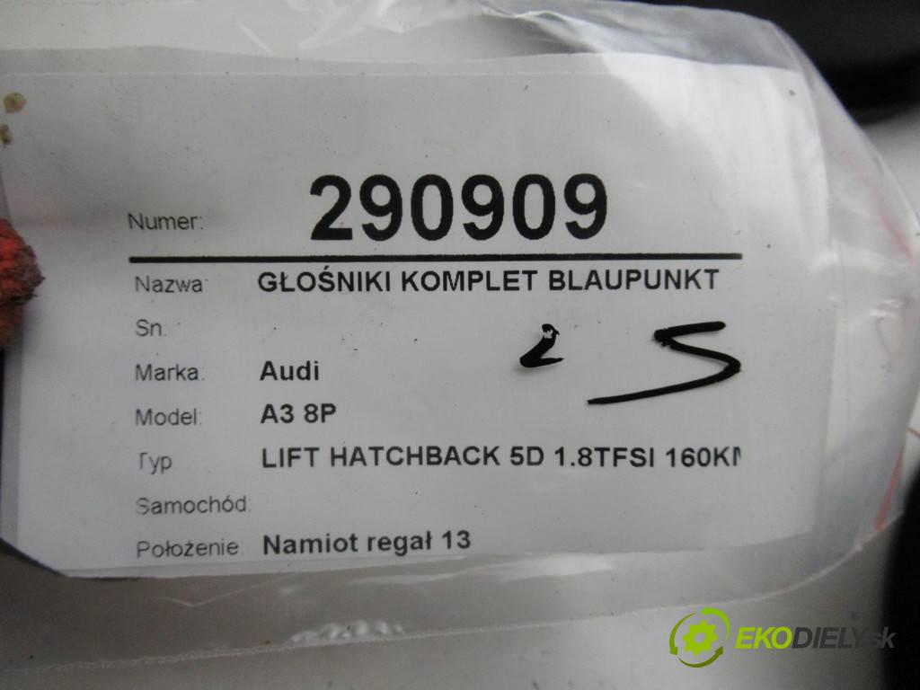 Audi A3 8P    LIFT HATCHBACK 5D 1.8TFSI 160KM 08-13  reproduktory BLAUPUNKT 8P0035411C