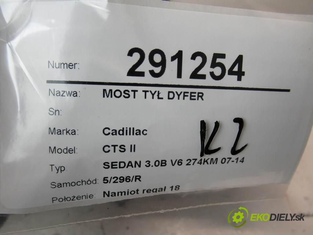 Cadillac CTS II  2012 183KW SEDAN 3.0B V6 274KM 07-14 3000 Most zad ,diferenciál  (Zadné)