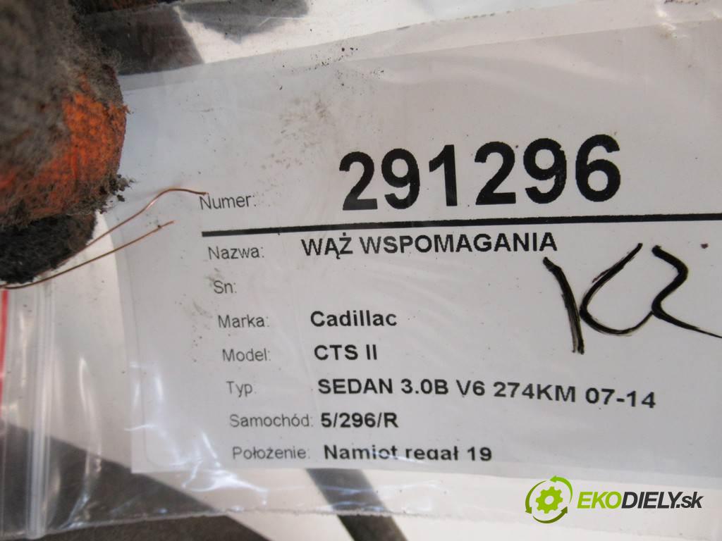 Cadillac CTS II  2012 183KW SEDAN 3.0B V6 274KM 07-14 3000 hadice servočerpadlo  (Komponenty posilovače řízení)