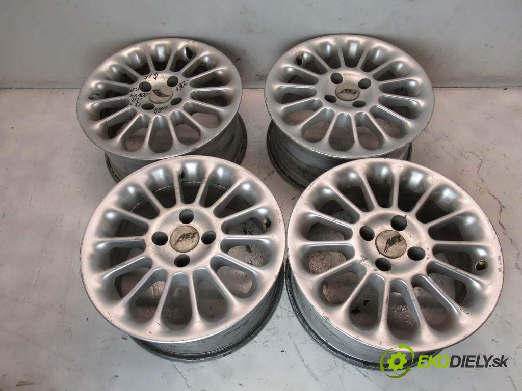 Renault     15 7J 4X100 ET37  disky hliníkové 15  (Hliníkové)
