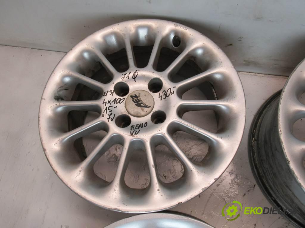 Renault     15 7J 4X100 ET37  disky hliníkové 15  (Hliníkové)