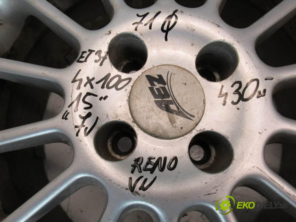 Renault     15 7J 4X100 ET37  disky hliníkové 15  (Hliníkové)