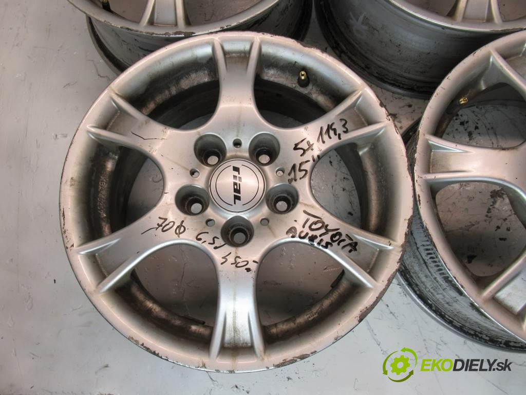 Toyota Auris     15 6,5J 5X114,3 ET45  disky hliníkové 15  (Hliníkové)