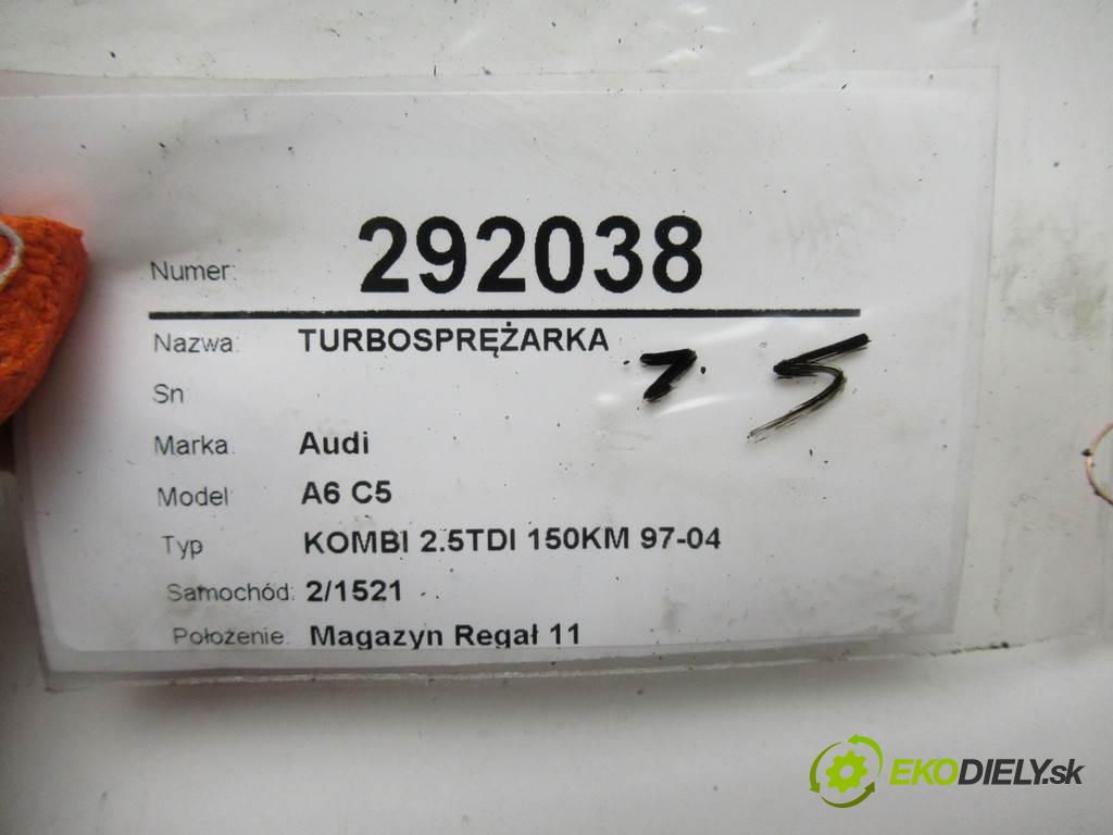 Audi A6 C5  1999 110 kW KOMBI 2.5TDI 150KM 97-04 2500 Turbodúchadlo,turbo GA3059145701R (Turbodúchadlá (kompletné))