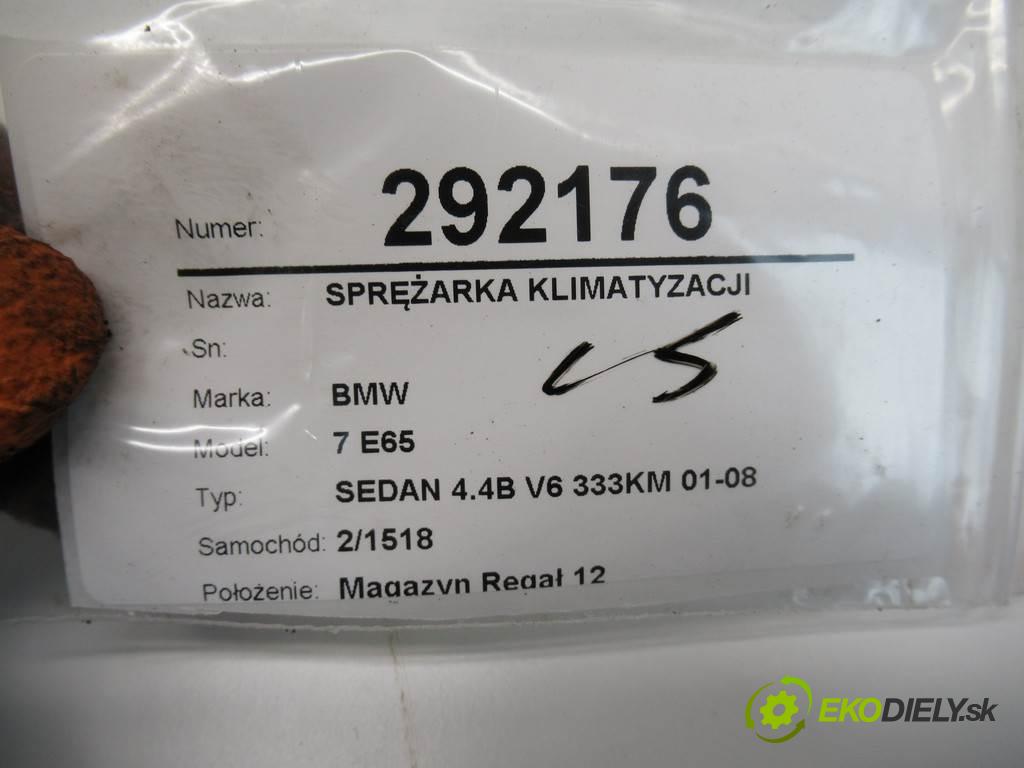 BMW 7 E65  2002  SEDAN 4.4B V8 333KM 01-08 4400 kompresor klimatizace 447220-8472 (Kompresory)