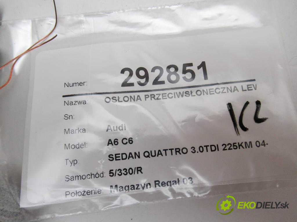 Audi A6 C6  2005 165 kW SEDAN QUATTRO 3.0TDI 225KM 04-08 3000 Clona slnečná ľavá strana  (Ostatné)