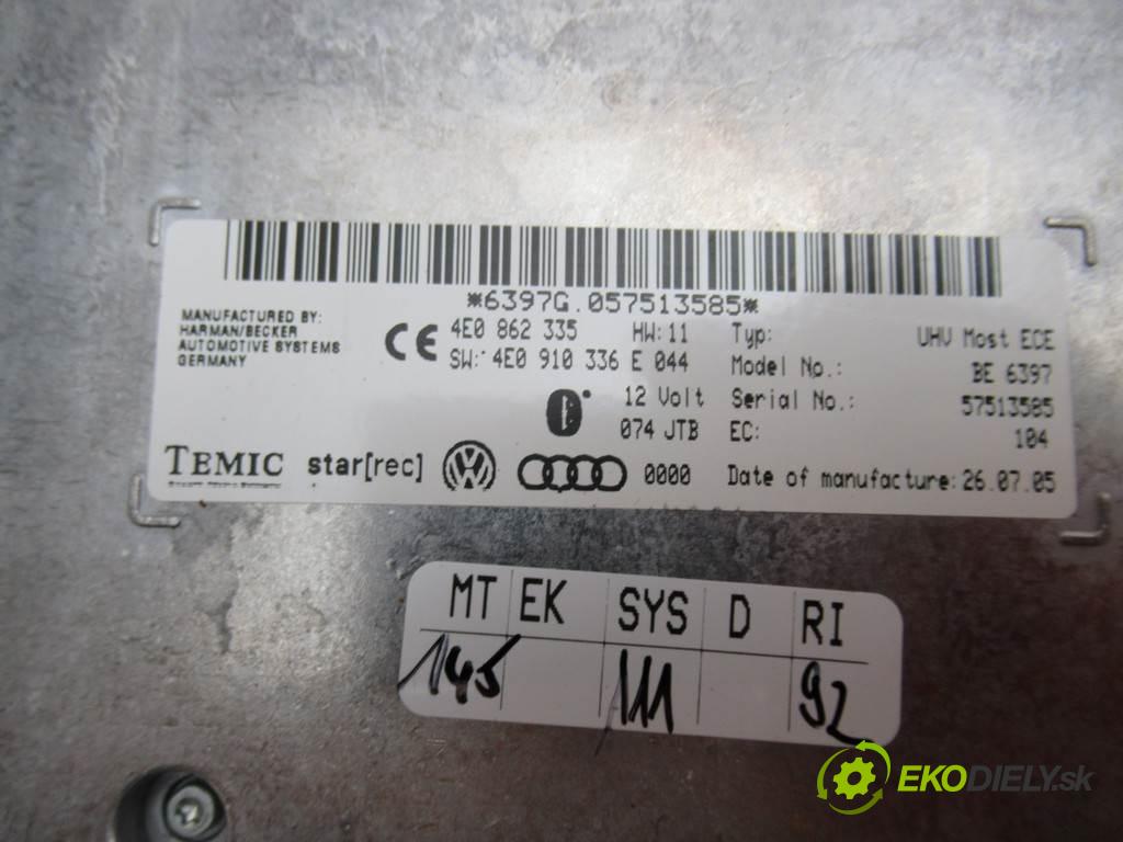 Audi A6 C6    SEDAN QUATTRO 3.0TDI 225KM 04-08  modul BLUETOOTH 4E0862335 (Ostatní)