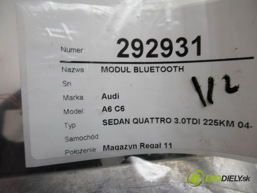 Audi A6 C6    SEDAN QUATTRO 3.0TDI 225KM 04-08  modul BLUETOOTH 4E0862335 (Ostatní)