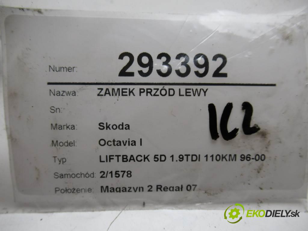 Skoda Octavia I  1999 81 kW LIFTBACK 5D 1.9TDI 110KM 96-00 1900 zámok predný ľavy 3B1837015A