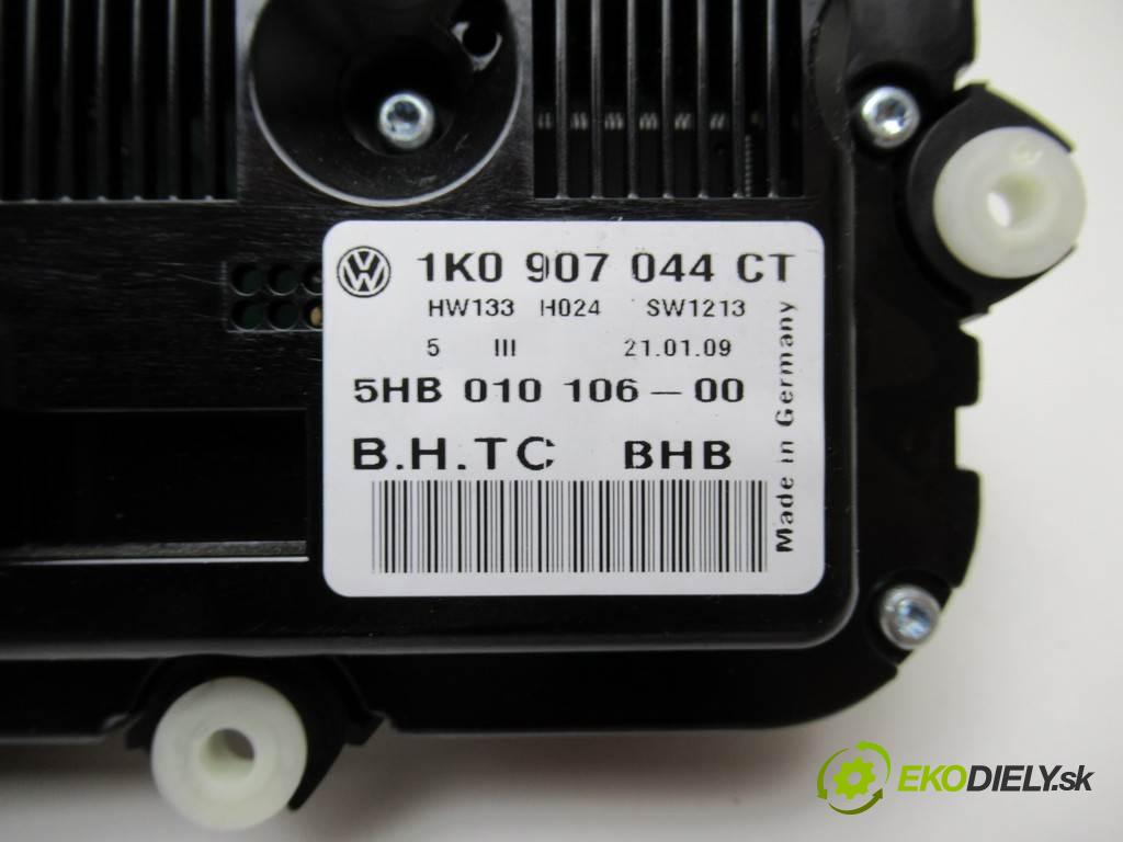 Volkswagen Golf V  2009 77 kW KOMBI 1.9TDI 105KM 03-09 1900 Panel ovládania kúrenia 1K0907044CT (Prepínače, spínače, tlačidlá a ovládače kúrenia)