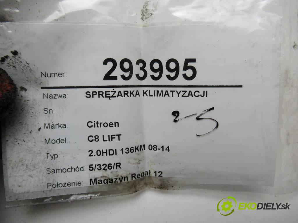 Citroen C8 LIFT  2014 100 kW 2.0HDI 136KM 08-14 2000 kompresor klimatizace  (Kompresory)