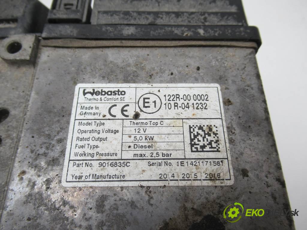 Citroen C8 LIFT  2014 100 kW 2.0HDI 136KM 08-14 2000 Webasto 9016835C (Webasto ohřívače)