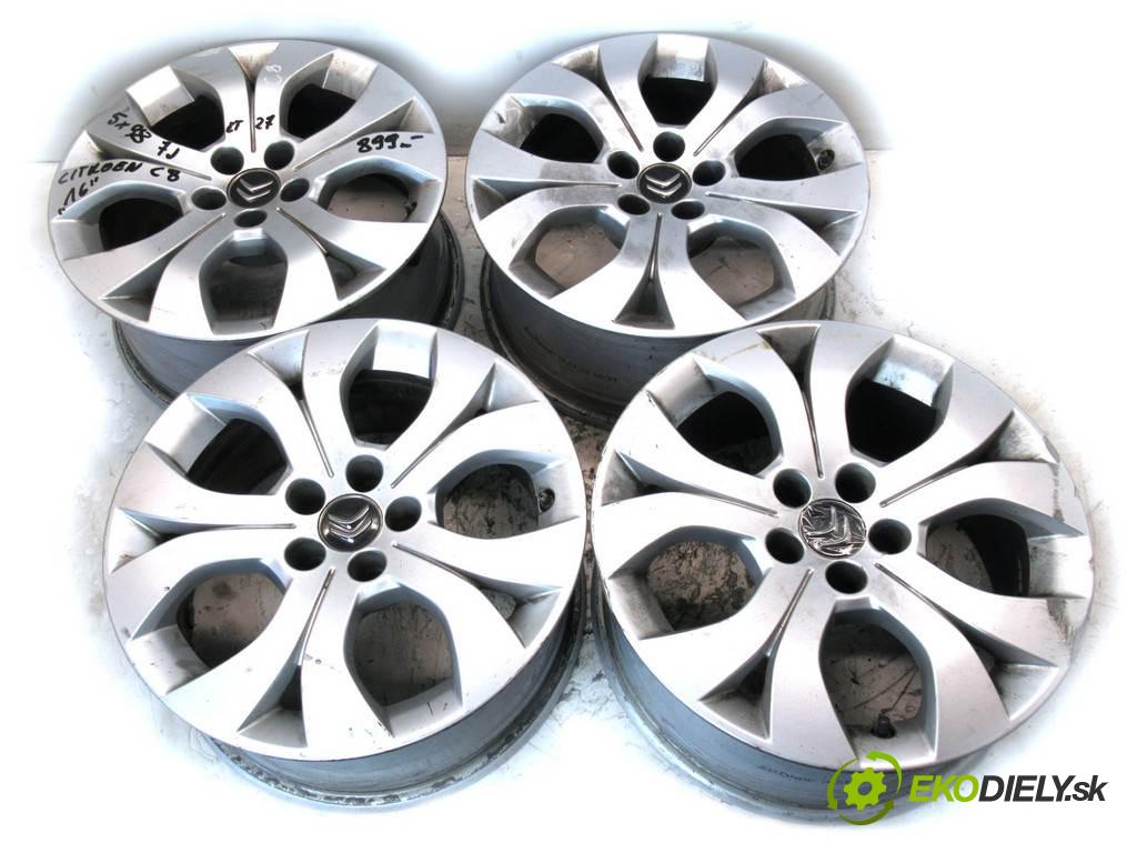 Citroen C8    16 7J 5X98 ET27  disky hlinikové 16  (Hliníkové)