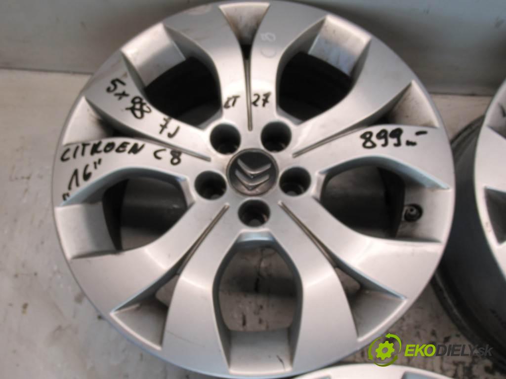 Citroen C8    16 7J 5X98 ET27  disky hlinikové 16  (Hliníkové)