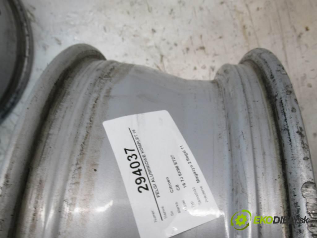 Citroen C8    16 7J 5X98 ET27  disky hlinikové 16  (Hliníkové)