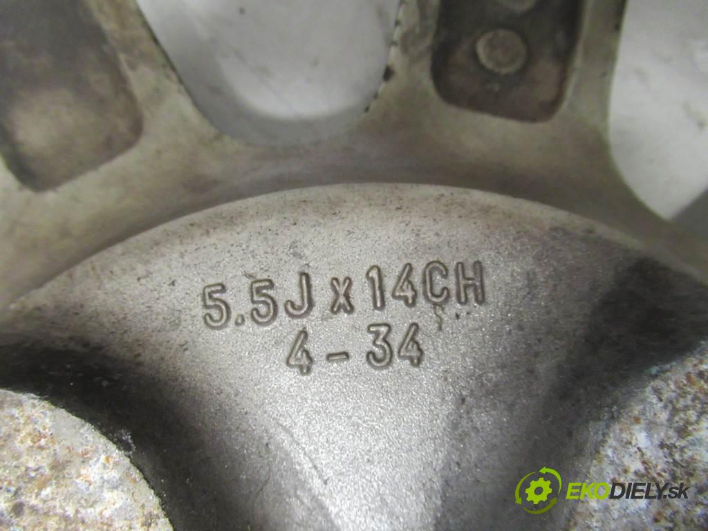Peugeot     14 5,5J 4X108 ET34  disky hliníkové 14  (Hliníkové)